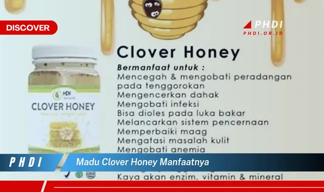 madu clover honey manfaatnya