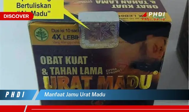 manfaat jamu urat madu