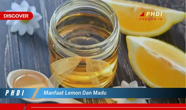 manfaat lemon dan madu