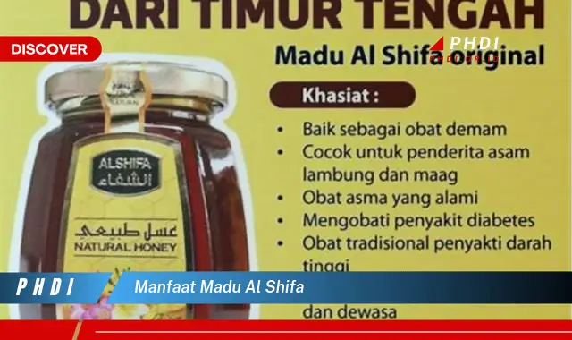 manfaat madu al shifa