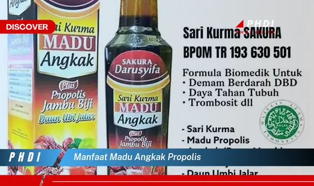 manfaat madu angkak propolis