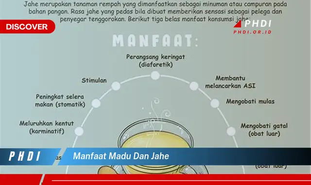 manfaat madu dan jahe