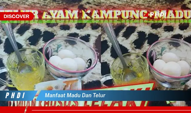 manfaat madu dan telur