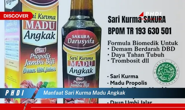 manfaat sari kurma madu angkak