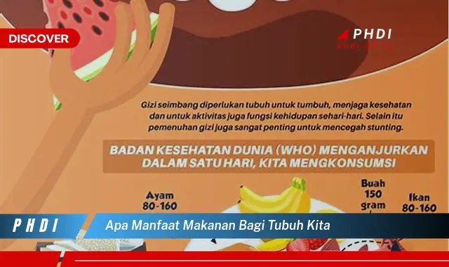 apa manfaat makanan bagi tubuh kita