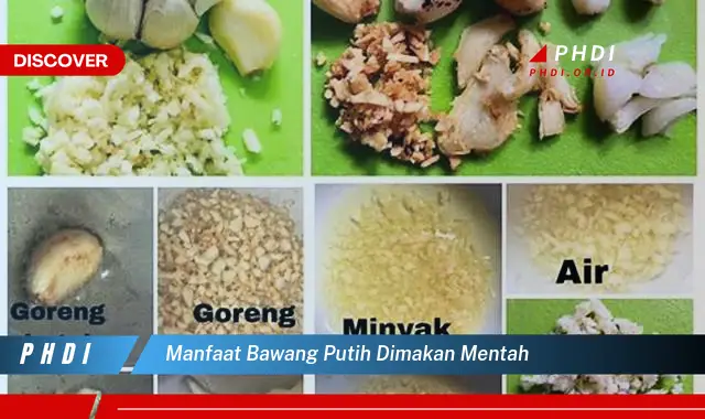 manfaat bawang putih dimakan mentah