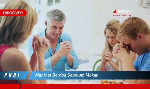 manfaat berdoa sebelum makan