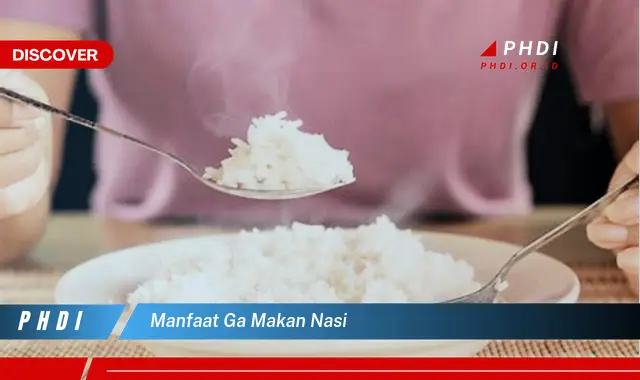 manfaat ga makan nasi