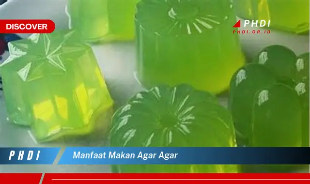 manfaat makan agar agar