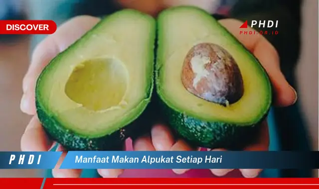 manfaat makan alpukat setiap hari