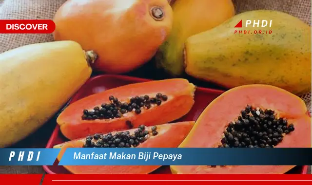 manfaat makan biji pepaya