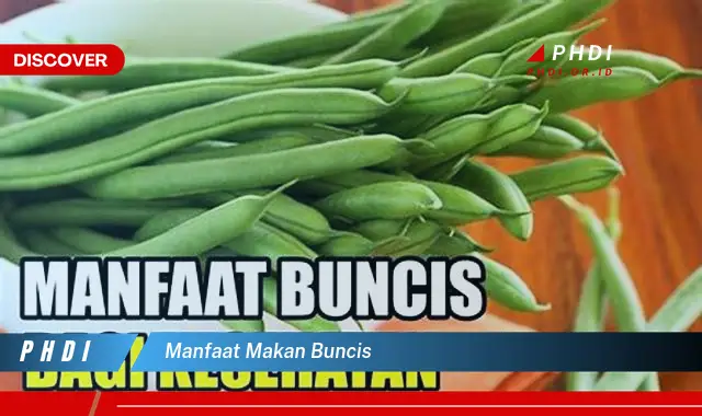 manfaat makan buncis