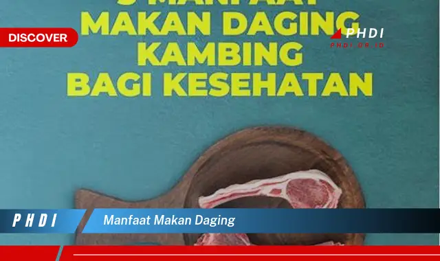 manfaat makan daging