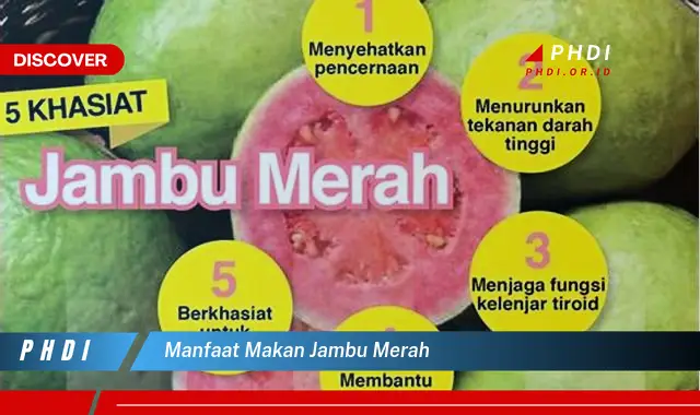 manfaat makan jambu merah