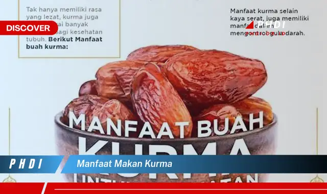 manfaat makan kurma