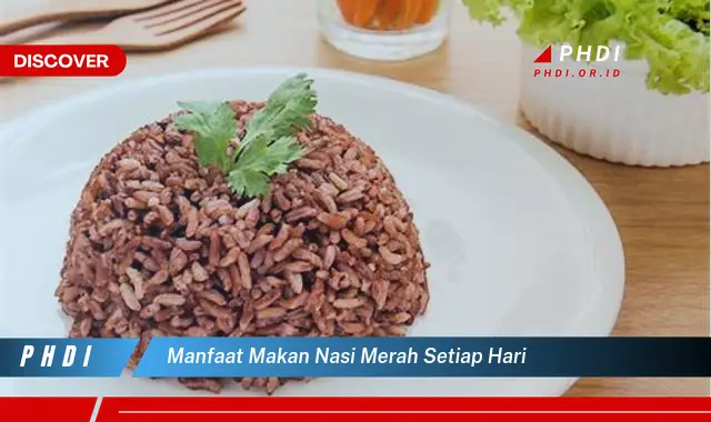 manfaat makan nasi merah setiap hari