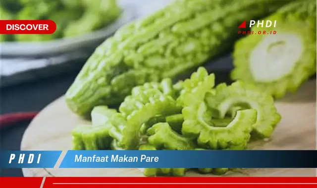 manfaat makan pare