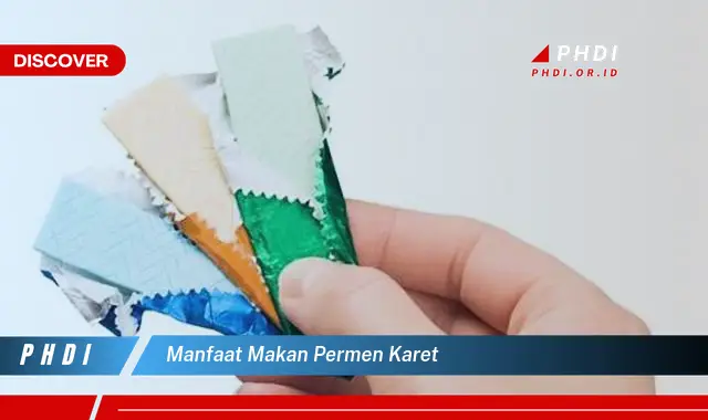 manfaat makan permen karet