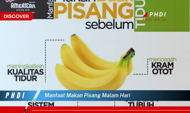 manfaat makan pisang malam hari