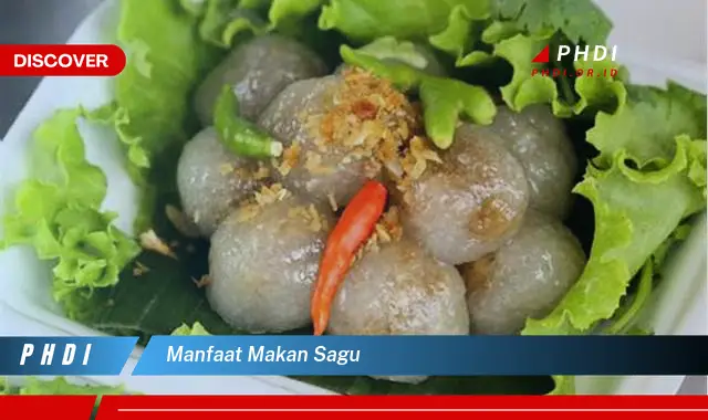 manfaat makan sagu