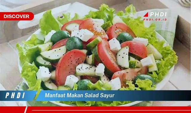 manfaat makan salad sayur