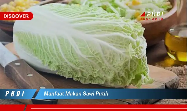 manfaat makan sawi putih