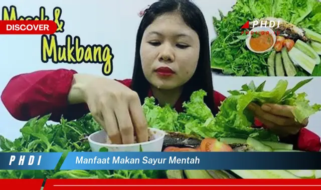 manfaat makan sayur mentah