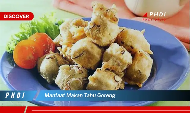 manfaat makan tahu goreng