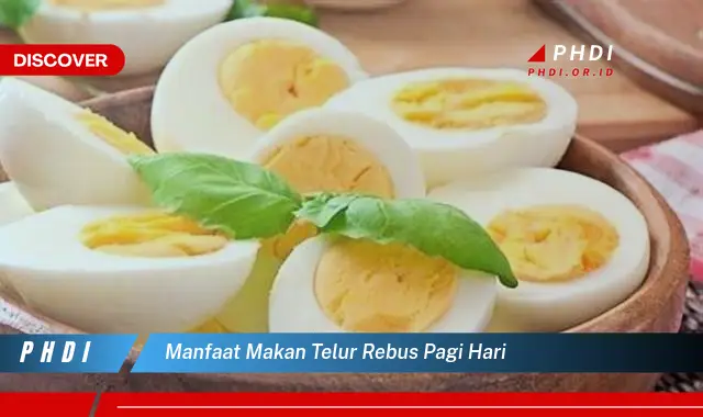 manfaat makan telur rebus pagi hari