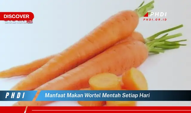 manfaat makan wortel mentah setiap hari