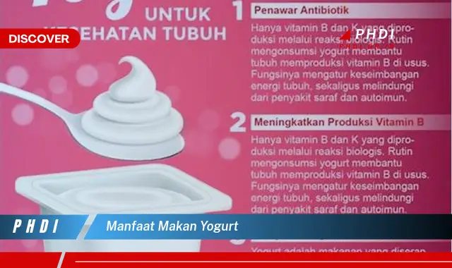 manfaat makan yogurt