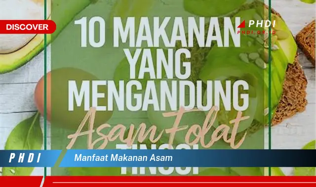 manfaat makanan asam