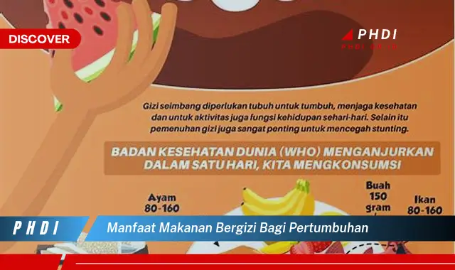 manfaat makanan bergizi bagi pertumbuhan