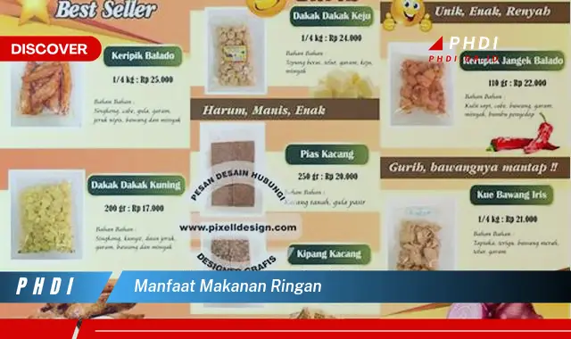 manfaat makanan ringan