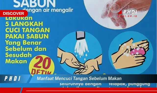 manfaat mencuci tangan sebelum makan