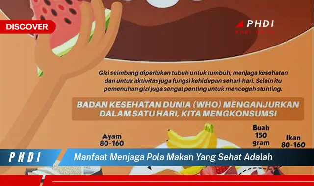 manfaat menjaga pola makan yang sehat adalah