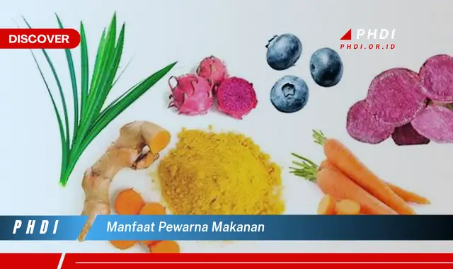 manfaat pewarna makanan