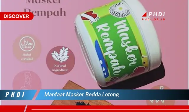 manfaat masker bedda lotong