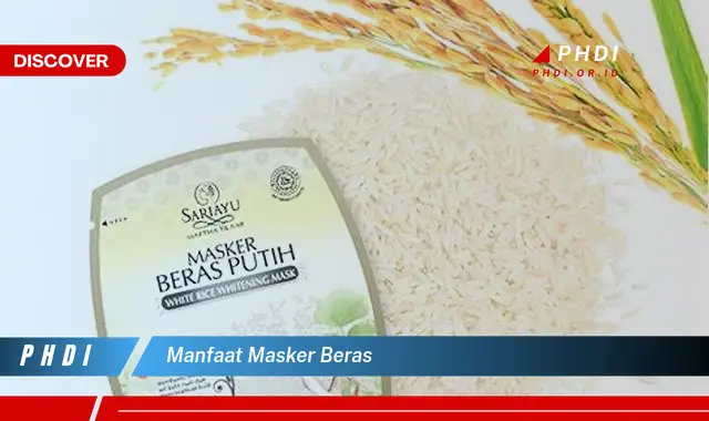 manfaat masker beras