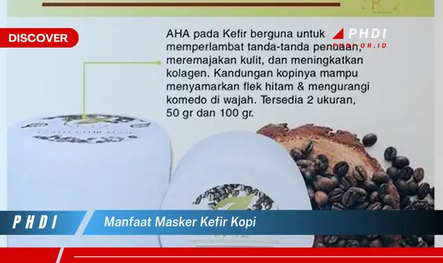 manfaat masker kefir kopi