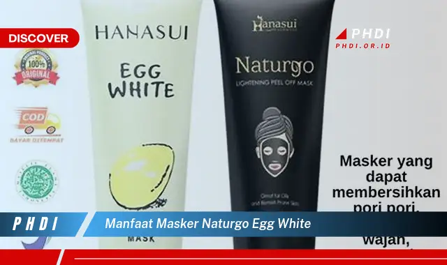 manfaat masker naturgo egg white