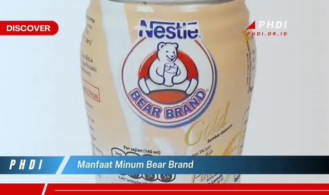 manfaat minum bear brand