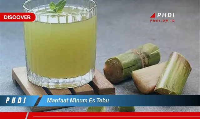 manfaat minum es tebu