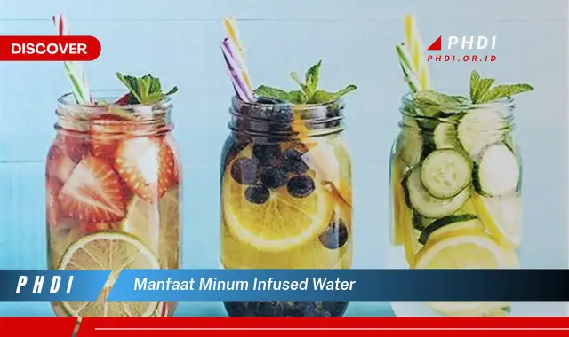 manfaat minum infused water