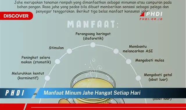 manfaat minum jahe hangat setiap hari