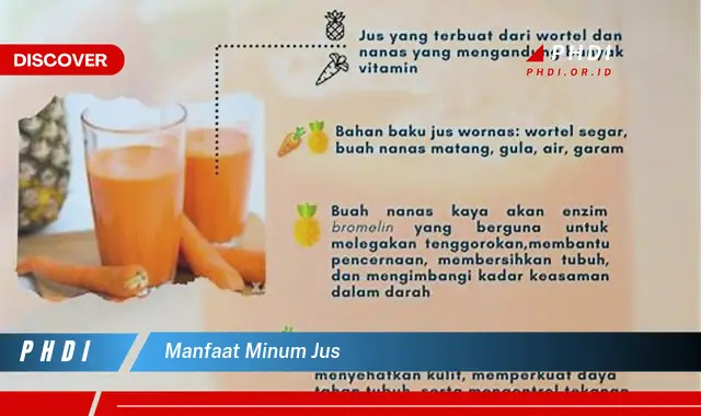 manfaat minum jus