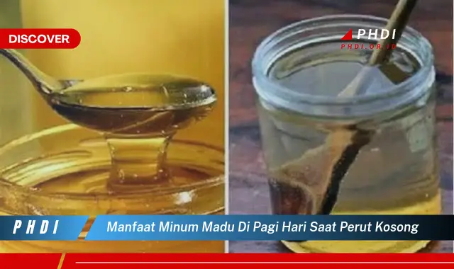 manfaat minum madu di pagi hari saat perut kosong