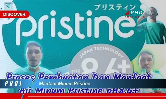 manfaat minum pristine