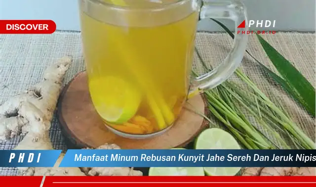 manfaat minum rebusan kunyit jahe sereh dan jeruk nipis