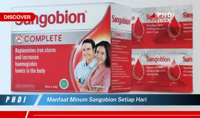 manfaat minum sangobion setiap hari